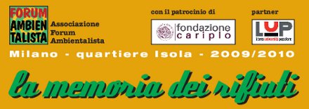 Milano: incontro su la memoria dei rifiuti